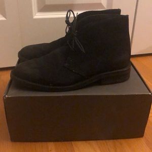 Thursday boot scout chukka boot black suede